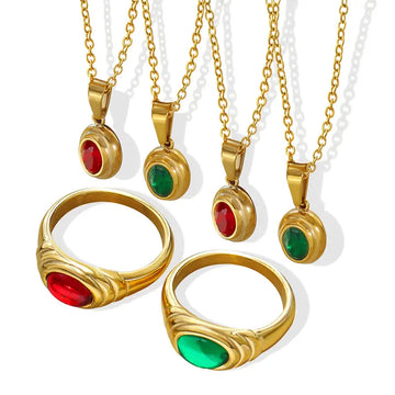 Zoe Set (Ring and Necklace)