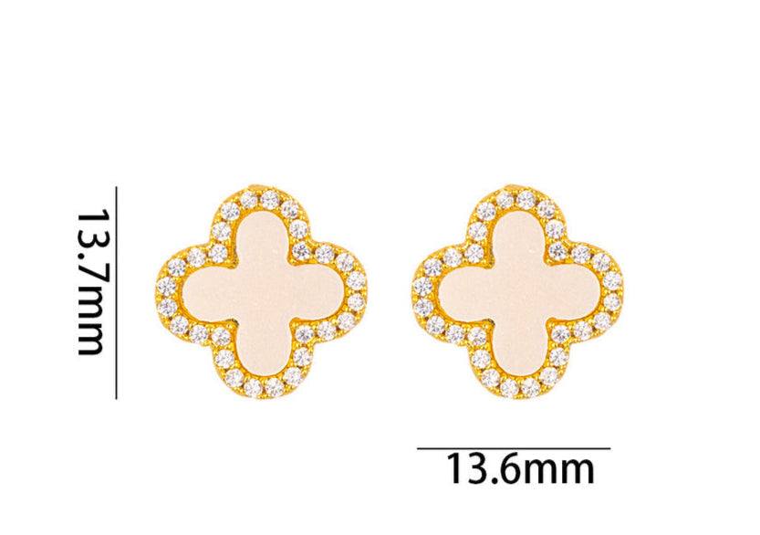 Kayla Clover Studs